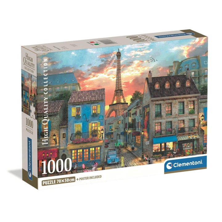 Clementoni Pussel 1000 Pcs CB High Quality Collection Streets Of Paris i gruppen SPORT, FRITID & HOBBY / Hobby / Pussel hos TP E-commerce Nordic AB (D22863)
