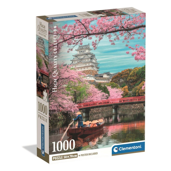 Clementoni Pussel 1000 Pcs CB Himeji Castle In Spring i gruppen SPORT, FRITID & HOBBY / Hobby / Pussel hos TP E-commerce Nordic AB (D22867)