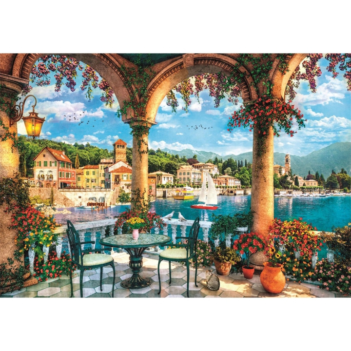 Clementoni Pussel 1000 Pcs CB High Quality Collection Balcony View Of Lake Como i gruppen SPORT, FRITID & HOBBY / Hobby / Pussel hos TP E-commerce Nordic AB (D22870)