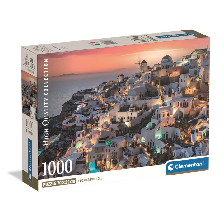 Clementoni Pussel 1000 Pcs CB High Quality Collection Shades Santorini i gruppen SPORT, FRITID & HOBBY / Hobby / Pussel hos TP E-commerce Nordic AB (D22873)