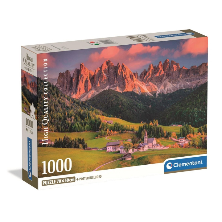 Clementoni Pussel 1000 Pcs CB Magical Dolomites i gruppen SPORT, FRITID & HOBBY / Hobby / Pussel hos TP E-commerce Nordic AB (D22878)