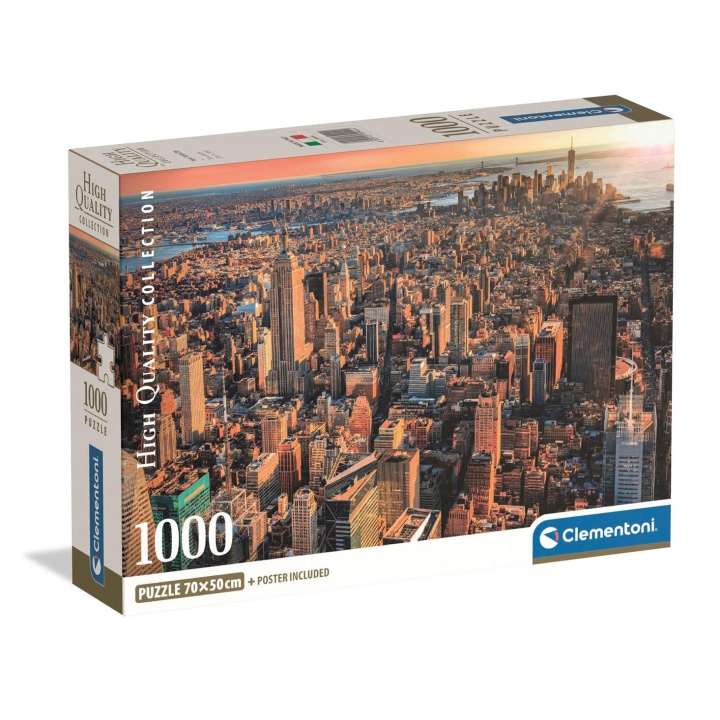 Clementoni Pussel 1000 Pcs CB New York City i gruppen SPORT, FRITID & HOBBY / Hobby / Pussel hos TP E-commerce Nordic AB (D22880)