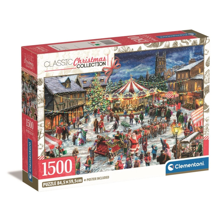Clementoni Pussel 1500 Pcs CB The Christmas Fair i gruppen SPORT, FRITID & HOBBY / Hobby / Pussel hos TP E-commerce Nordic AB (D22885)