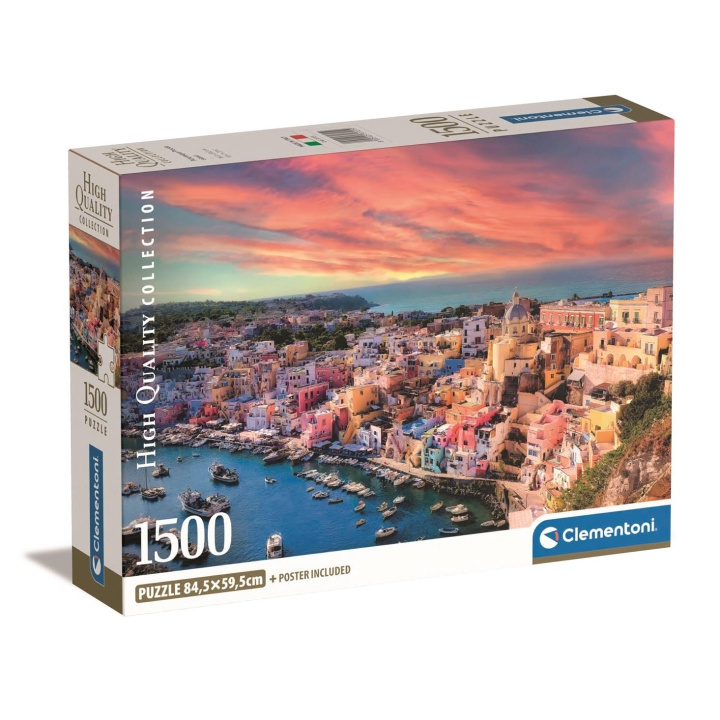 Clementoni Pussel 1500 Pcs CB High Quality Collection Procida Island i gruppen SPORT, FRITID & HOBBY / Hobby / Pussel hos TP E-commerce Nordic AB (D22887)