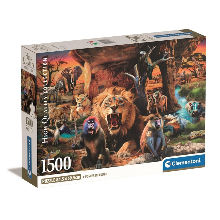 Clementoni Pussel 1500 Pcs CB High Quality Collection The Tribal Society i gruppen SPORT, FRITID & HOBBY / Hobby / Pussel hos TP E-commerce Nordic AB (D22890)