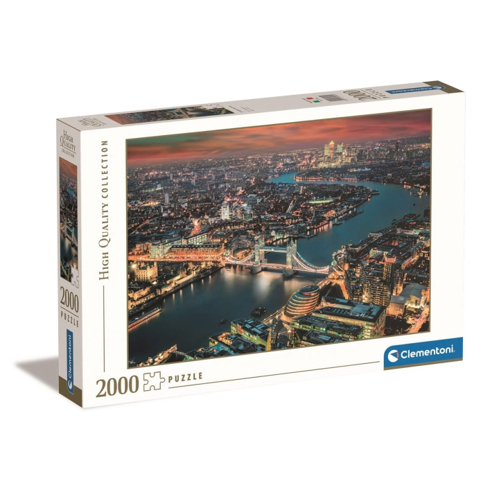 Clementoni Pussel 2000 Pcs High Quality Collection London Aerial View i gruppen SPORT, FRITID & HOBBY / Hobby / Pussel hos TP E-commerce Nordic AB (D22893)