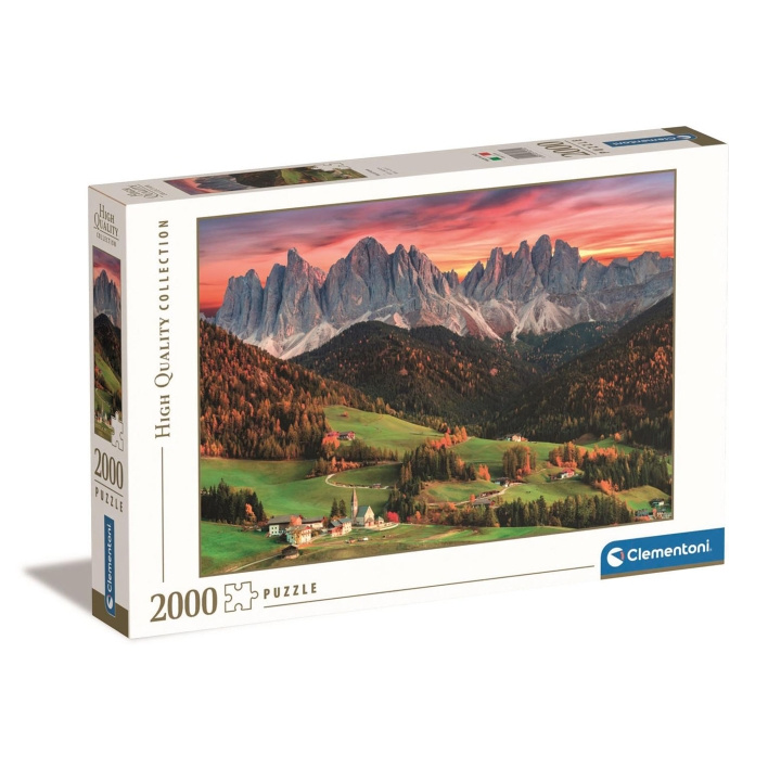 Clementoni Pussel 2000 Pcs High Quality Collection Val Di Funes i gruppen SPORT, FRITID & HOBBY / Hobby / Pussel hos TP E-commerce Nordic AB (D22894)