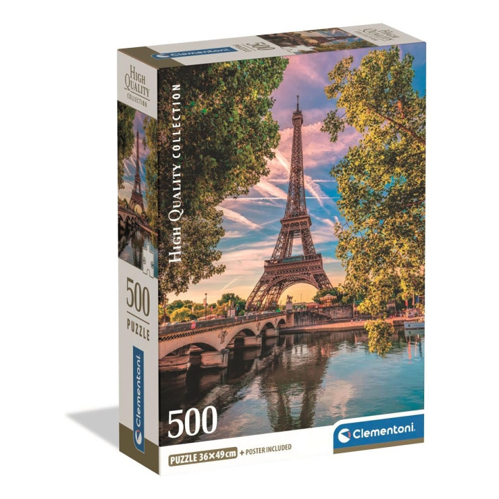 Clementoni Pussel 500 Pcs CB High Quality Collection Along The Seine i gruppen SPORT, FRITID & HOBBY / Hobby / Pussel hos TP E-commerce Nordic AB (D22899)