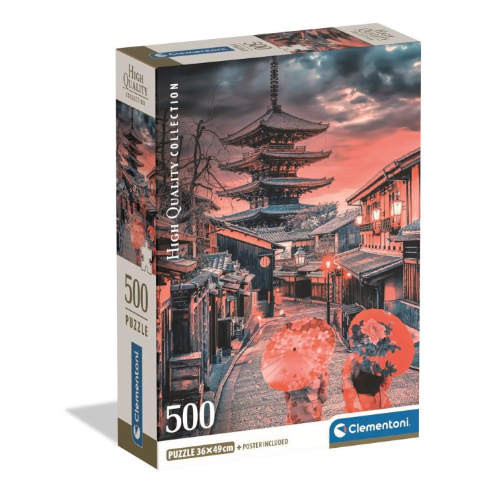 Clementoni Pussel 500 Pcs CB High Quality Collection Evening In Kyoto i gruppen SPORT, FRITID & HOBBY / Hobby / Pussel hos TP E-commerce Nordic AB (D22902)