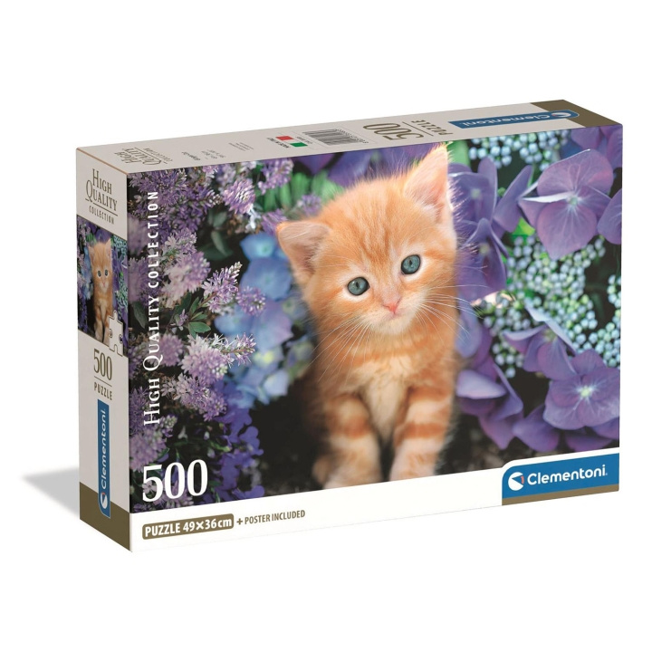 Clementoni Pussel 500 Pcs CB High Quality Collection Ginger Cat i gruppen SPORT, FRITID & HOBBY / Hobby / Pussel hos TP E-commerce Nordic AB (D22904)