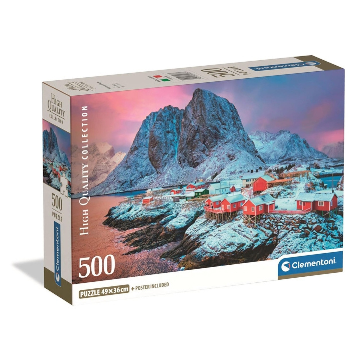 Clementoni Pussel 500 Pcs CB High Quality Collection Hamnoy Village i gruppen SPORT, FRITID & HOBBY / Hobby / Pussel hos TP E-commerce Nordic AB (D22905)