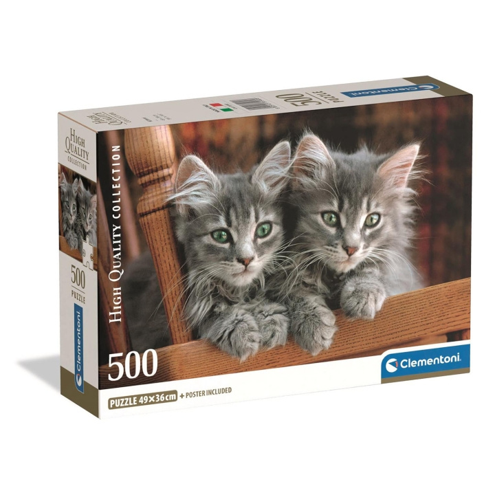 Clementoni Pussel 500 Pcs CB High Quality Collection Kittens i gruppen SPORT, FRITID & HOBBY / Hobby / Pussel hos TP E-commerce Nordic AB (D22906)