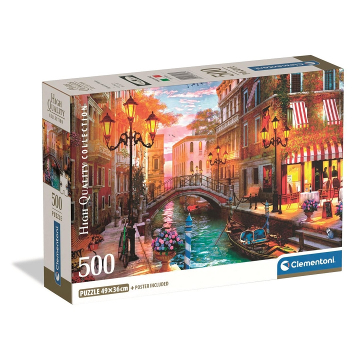 Clementoni Pussel 500 Pcs CB High Quality Collection Sunset Over Venice i gruppen SPORT, FRITID & HOBBY / Hobby / Pussel hos TP E-commerce Nordic AB (D22909)