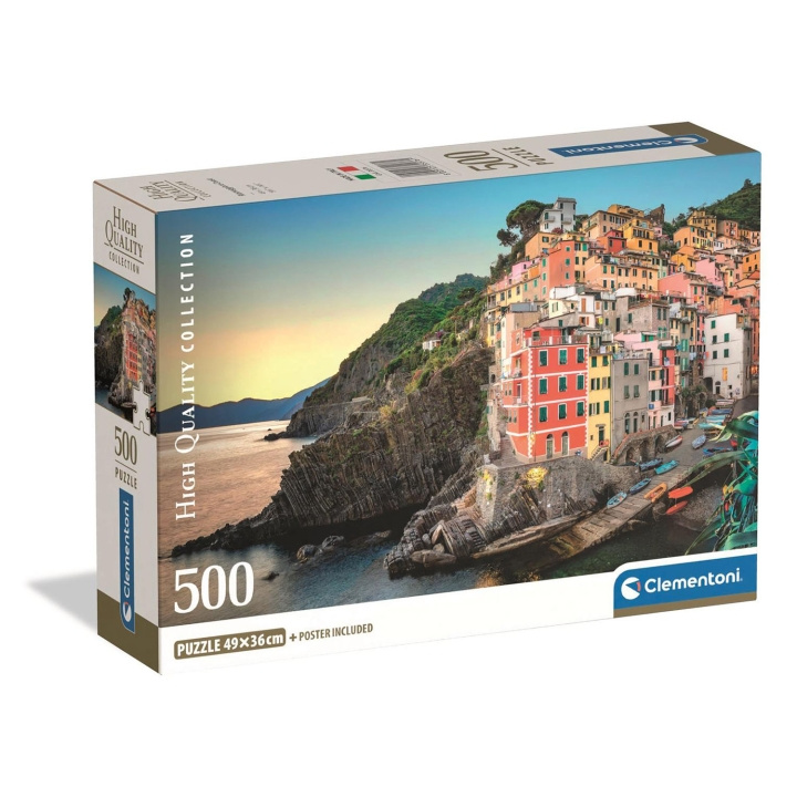 Clementoni Pussel 500 Pcs CB High Quality Collection Riomaggiore Coast i gruppen SPORT, FRITID & HOBBY / Hobby / Pussel hos TP E-commerce Nordic AB (D22916)