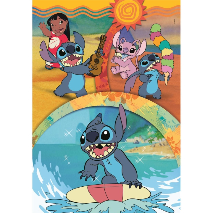 Clementoni Pussel 104 Pcs Disney Stitch i gruppen SPORT, FRITID & HOBBY / Hobby / Pussel hos TP E-commerce Nordic AB (D22921)