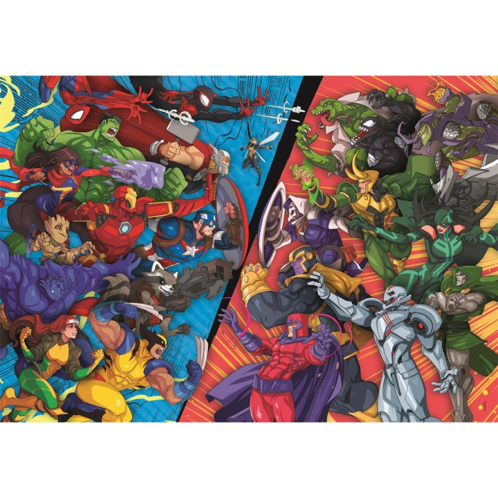 Clementoni Pussel 104 Pcs Marvel Heroes VS Villains i gruppen SPORT, FRITID & HOBBY / Hobby / Pussel hos TP E-commerce Nordic AB (D22922)