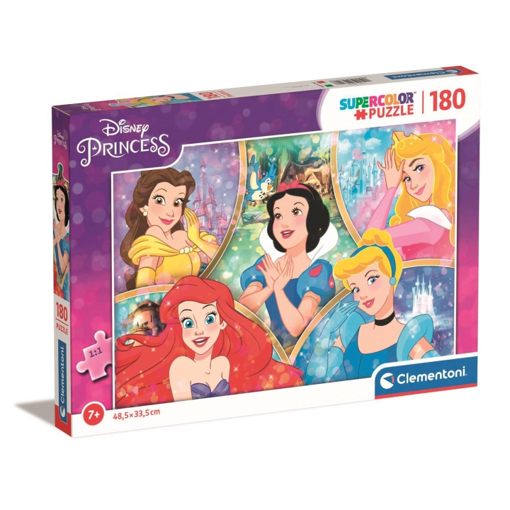 Clementoni Pussel 180 Pcs Disney Princess i gruppen LEKSAKER, BARN- & BABYPRODUKTER / Leksaker / Barnpussel hos TP E-commerce Nordic AB (D22926)