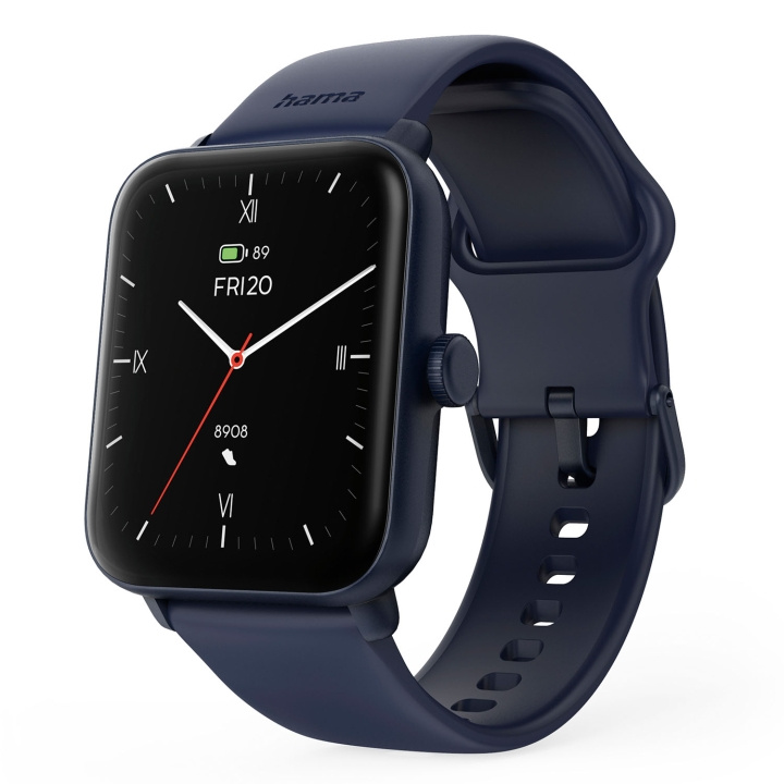 Hama Smart Watch 6010 Blå i gruppen SPORT, FRITID & HOBBY / Smartwatch & Aktivitetsarmband / Smartwatches hos TP E-commerce Nordic AB (D22945)