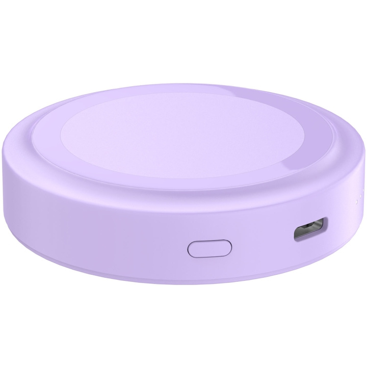 Celly Powerbank 3.000 mAh 5W MagSafe-kompatibel Lila i gruppen SMARTPHONE & SURFPLATTOR / Laddare & Kablar / Powerbanks hos TP E-commerce Nordic AB (D22981)