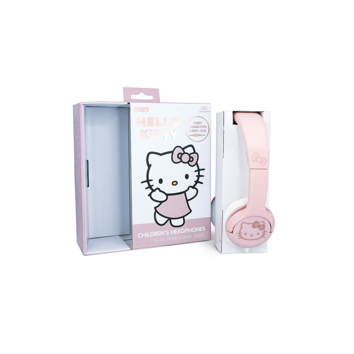 HELLO KITTY Hörlurar Hello Kitty On-Ear 85dB Trådbunden Rose i gruppen HEMELEKTRONIK / Ljud & Bild / Hörlurar & Tillbehör / Hörlurar hos TP E-commerce Nordic AB (D23037)