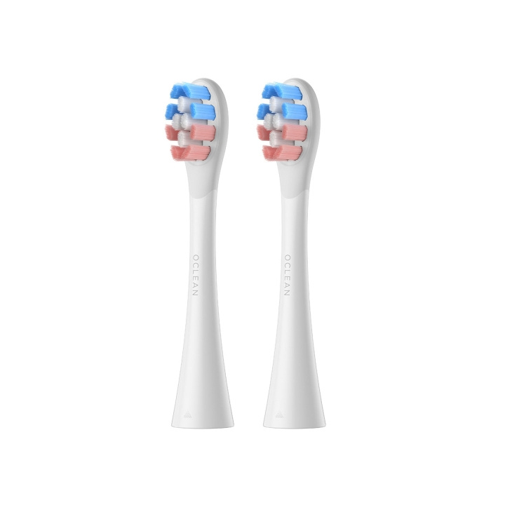 Oclean Borsthuvud Kids 2-Pack Vit i gruppen SKÖNHET & HÄLSA / Munvård / Borsthuvuden & Tillbehör hos TP E-commerce Nordic AB (D23044)