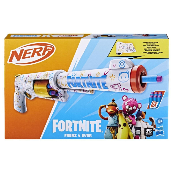 Nerf Fortnite Frenz 4 Ever Blaster i gruppen LEKSAKER, BARN- & BABYPRODUKTER / Leksaker / Actionlek hos TP E-commerce Nordic AB (D23055)