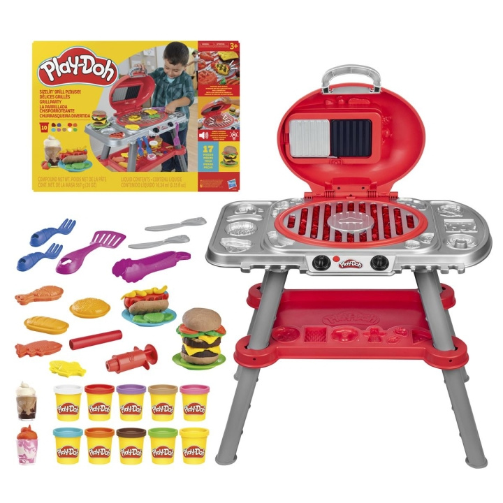 PLAY-DOH Sizzlin\' Grill Playset i gruppen LEKSAKER, BARN- & BABYPRODUKTER / Leksaker / Lekset hos TP E-commerce Nordic AB (D23060)