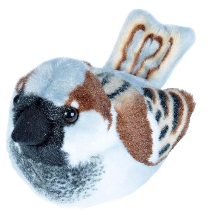 Wild Republic Gosedjur Bird With Sound 18 cm Gråsparv i gruppen LEKSAKER, BARN- & BABYPRODUKTER / Babyleksaker / Gosedjur hos TP E-commerce Nordic AB (D23093)