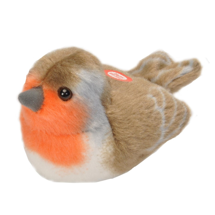 Wild Republic Gosedjur Bird With Sound 18 cm Rödhake i gruppen LEKSAKER, BARN- & BABYPRODUKTER / Babyleksaker / Gosedjur hos TP E-commerce Nordic AB (D23105)