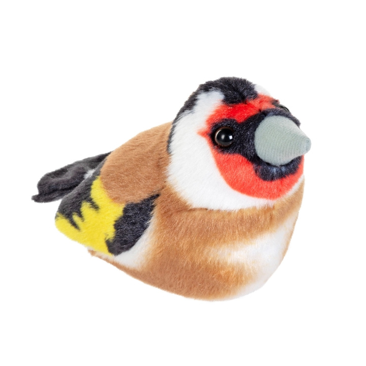 Wild Republic Gosedjur Bird With Sound 18 cm Steglits i gruppen LEKSAKER, BARN- & BABYPRODUKTER / Babyleksaker / Gosedjur hos TP E-commerce Nordic AB (D23108)
