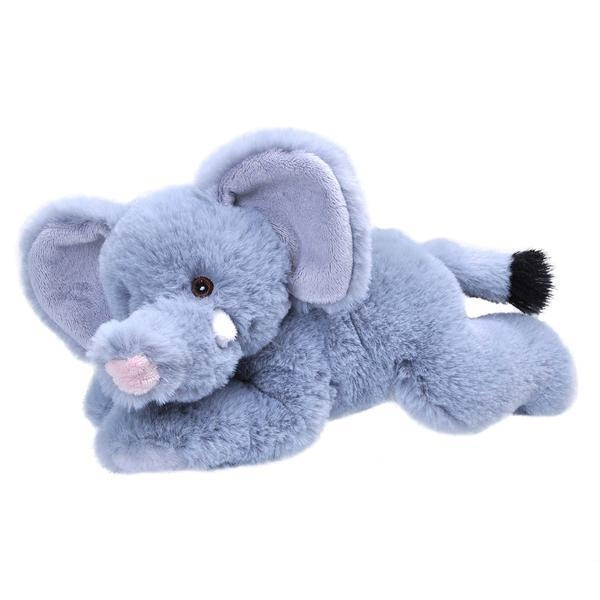 Wild Republic Gosedjur Mini Ecokins 20 cm Elefant i gruppen LEKSAKER, BARN- & BABYPRODUKTER / Babyleksaker / Gosedjur hos TP E-commerce Nordic AB (D23154)