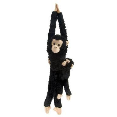 Wild Republic Gosedjur Hanging Monkeys Schimpans Med Bebis i gruppen LEKSAKER, BARN- & BABYPRODUKTER / Babyleksaker / Gosedjur hos TP E-commerce Nordic AB (D23165)