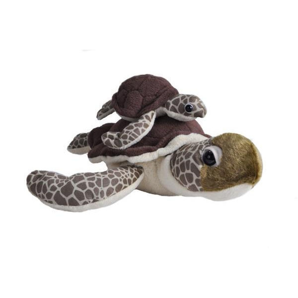 Wild Republic Gosedjur Mom & Baby 38 cm Havssköldpadda i gruppen LEKSAKER, BARN- & BABYPRODUKTER / Babyleksaker / Gosedjur hos TP E-commerce Nordic AB (D23173)