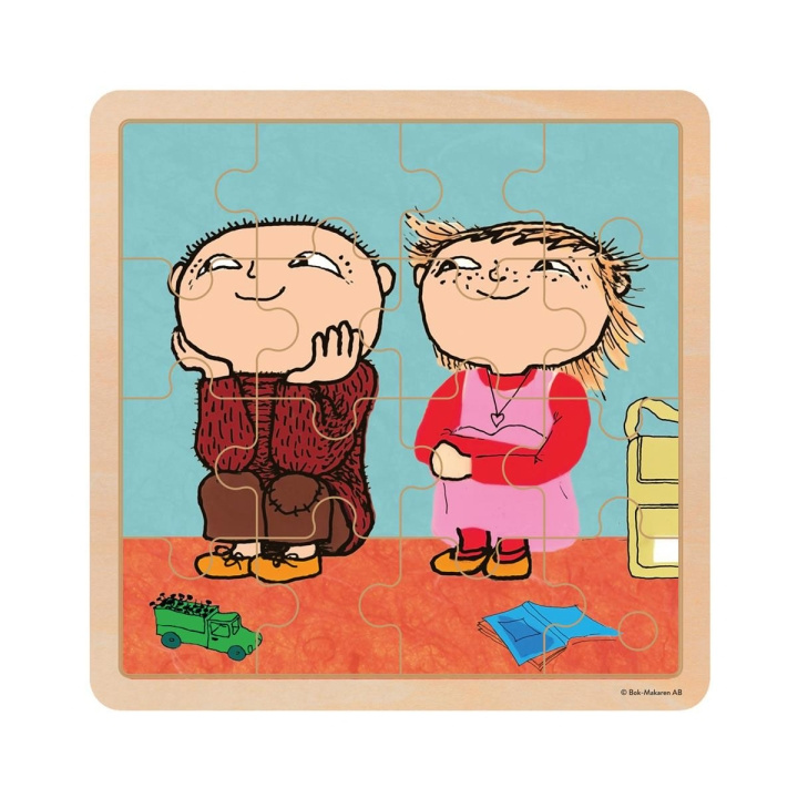 ALFONS ÅBERG Pussel 16 Pcs Wooden Puzzle Vänner i gruppen LEKSAKER, BARN- & BABYPRODUKTER / Leksaker / Barnpussel hos TP E-commerce Nordic AB (D23216)