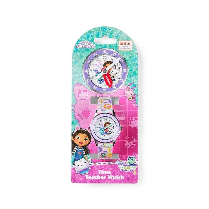 ACCUTIME Klocka Time Teacher Gabby\'s Dollhouse i gruppen SPORT, FRITID & HOBBY / Accessoarer / Klockor hos TP E-commerce Nordic AB (D23231)