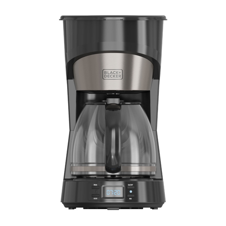BLACK+DECKER Kaffebryggare LCD 12 Koppar i gruppen HEM, HUSHÅLL & TRÄDGÅRD / Hushållsmaskiner / Kaffemaskiner & Tillbehör / Kaffebryggare hos TP E-commerce Nordic AB (D23263)
