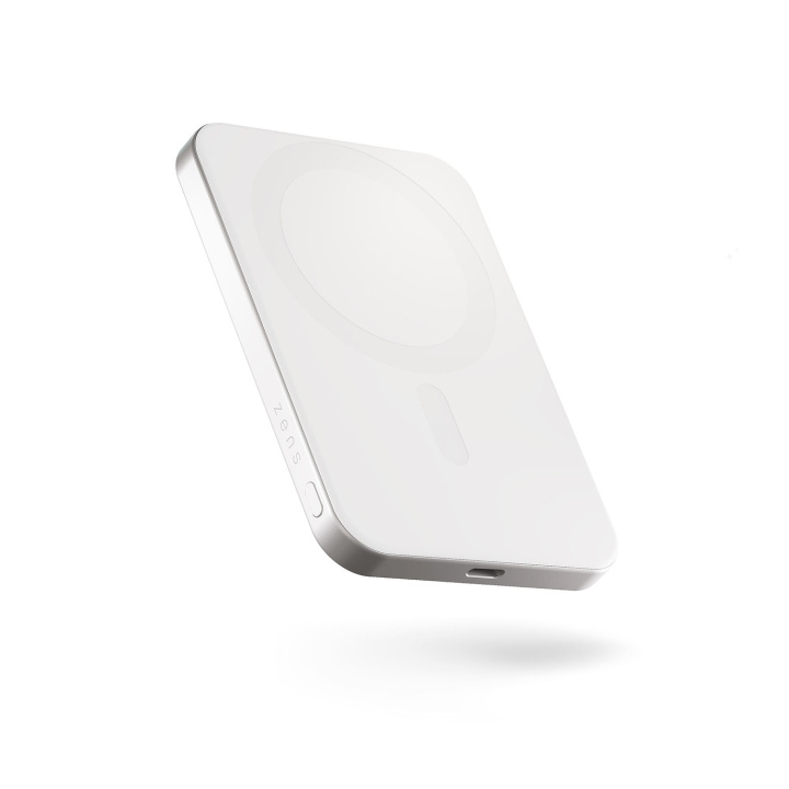 Zens Powerbank Pro 1 Slim 5.000 mAh Vit i gruppen SMARTPHONE & SURFPLATTOR / Laddare & Kablar / Powerbanks hos TP E-commerce Nordic AB (D23272)