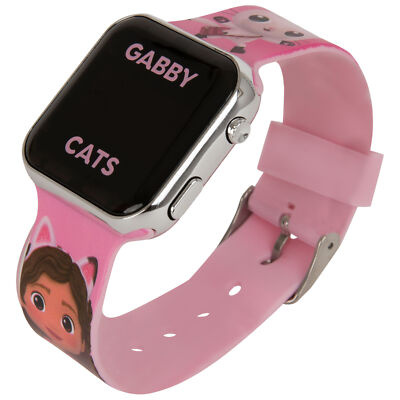 ACCUTIME Klocka LED Gabbys Dollhouse i gruppen SPORT, FRITID & HOBBY / Smartwatch & Aktivitetsarmband / Smartwatches för barn hos TP E-commerce Nordic AB (D23275)