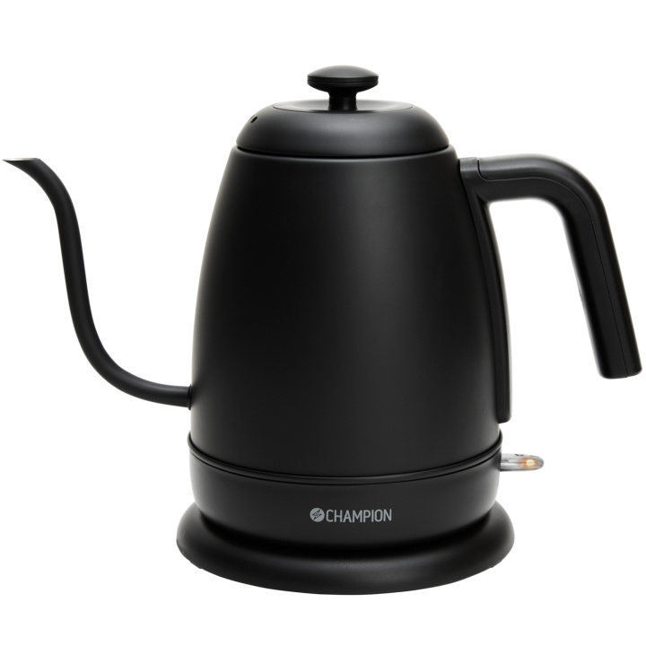 Champion Vattenkokare Pour Over Elegant 1L VK700 Mattsvart i gruppen HEM, HUSHÅLL & TRÄDGÅRD / Hushållsmaskiner / Vatten & Juice / Vattenkokare hos TP E-commerce Nordic AB (D23280)