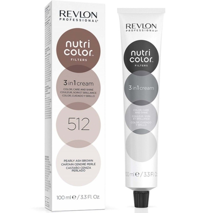 Revlon Nutri Color 512 Pearly Ash Brown 100ml i gruppen SKÖNHET & HÄLSA / Hår & Styling / Hårvårdsprodukter / Hårfärg hos TP E-commerce Nordic AB (D23325)