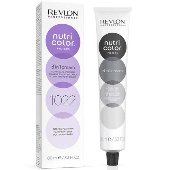 Revlon Nutri Color 1022 Intense Platinum 100ml i gruppen SKÖNHET & HÄLSA / Hår & Styling / Hårvårdsprodukter / Hårfärg hos TP E-commerce Nordic AB (D23328)