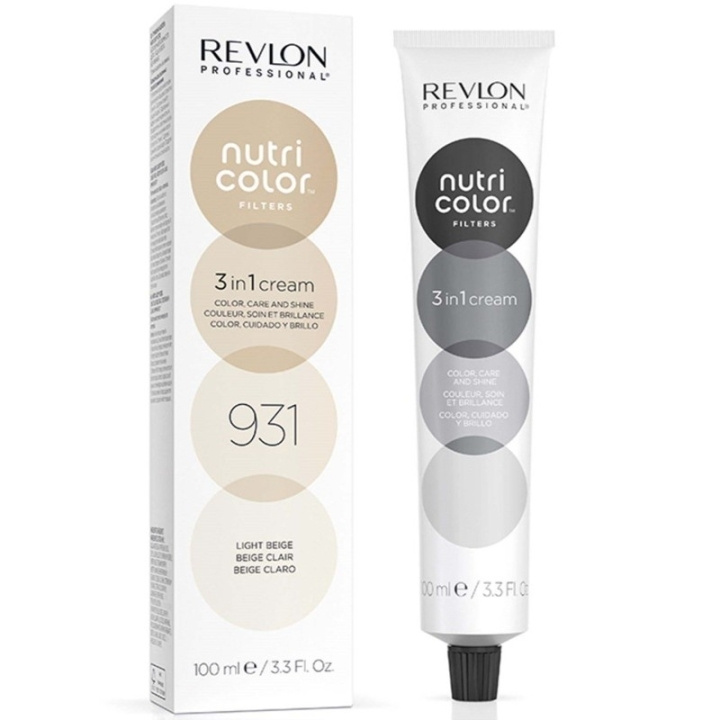 Revlon Nutri Color 931 Light Beige 100ml i gruppen SKÖNHET & HÄLSA / Hår & Styling / Hårvårdsprodukter / Hårfärg / Hårfärg & Färgbomb hos TP E-commerce Nordic AB (D23330)