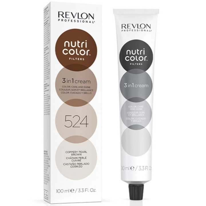 Revlon Nutri Color 524 Coppery Pearl Brown 100ml i gruppen SKÖNHET & HÄLSA / Hår & Styling / Hårvårdsprodukter / Hårfärg hos TP E-commerce Nordic AB (D23331)