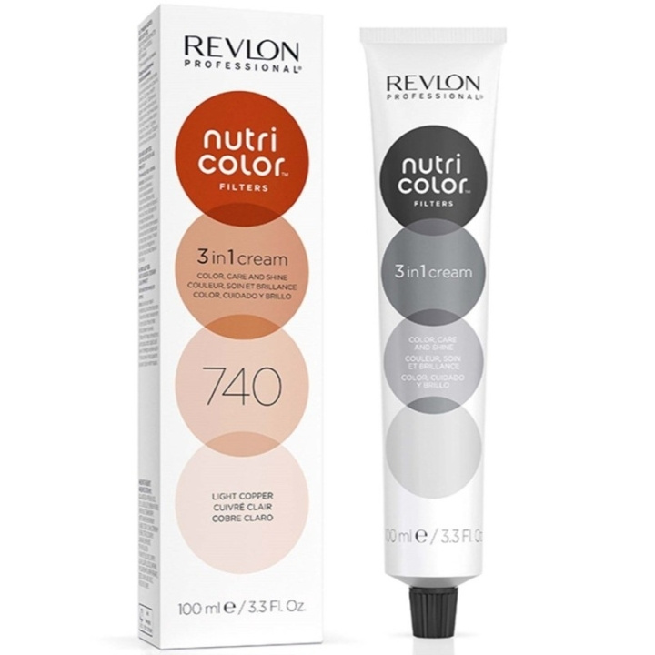 Revlon Nutri Color 740 Light Copper 100ml i gruppen SKÖNHET & HÄLSA / Hår & Styling / Hårvårdsprodukter / Hårfärg hos TP E-commerce Nordic AB (D23332)