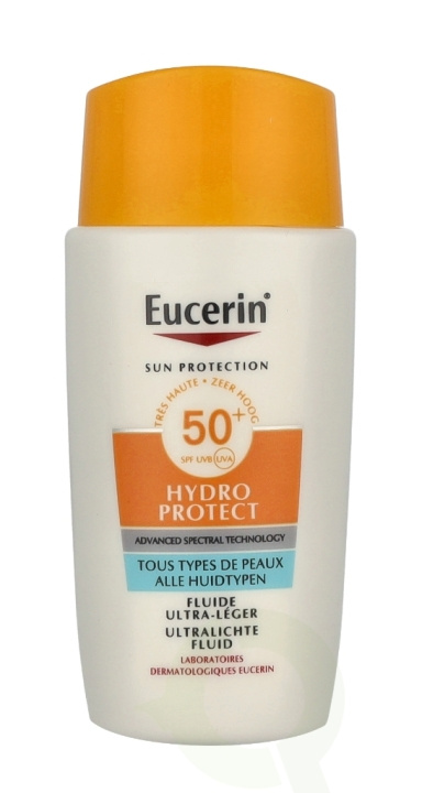 Eucerin Sun Hydro Protect Ultra Light Fluid SPF50+ 50 ml i gruppen SKÖNHET & HÄLSA / Hudvård / Solskydd & Tanning / Solskydd hos TP E-commerce Nordic AB (D23340)