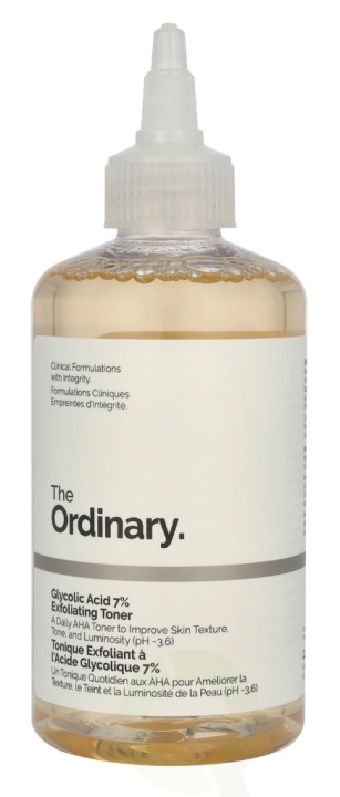 The Ordinary Glycolic Acid 7% Exfoliating Toner 240 ml i gruppen SKÖNHET & HÄLSA / Hudvård / Ansiktsvård / Ansiktsvatten & Facemist hos TP E-commerce Nordic AB (D23351)