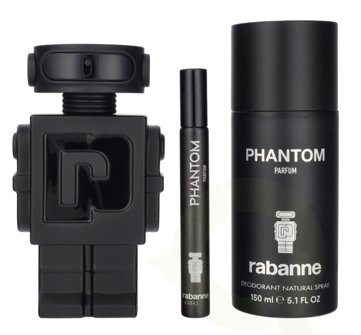 Paco Rabanne Phantom Giftset 260 ml Edp Spray 100 ml/Deodorant Spray 150 ml/Edp Travel Spray 10 ml i gruppen SKÖNHET & HÄLSA / Doft & Parfym / Parfym hos TP E-commerce Nordic AB (D23365)