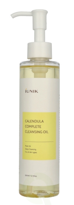 IUNIK Calendula Complete Cleansing Oil 200 ml All Skin Types i gruppen SKÖNHET & HÄLSA / Hudvård / Ansiktsvård / Rengöring hos TP E-commerce Nordic AB (D23395)
