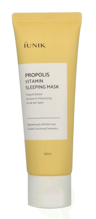 IUNIK Propolis Vitamin Sleeping Mask 60 ml i gruppen SKÖNHET & HÄLSA / Hudvård / Ansiktsvård / Dagkräm hos TP E-commerce Nordic AB (D23396)