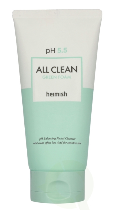 Heimish All Clean Green Foam 150 g PH 5.5 Sensitive Skin i gruppen SKÖNHET & HÄLSA / Hudvård / Ansiktsvård / Dagkräm hos TP E-commerce Nordic AB (D23467)